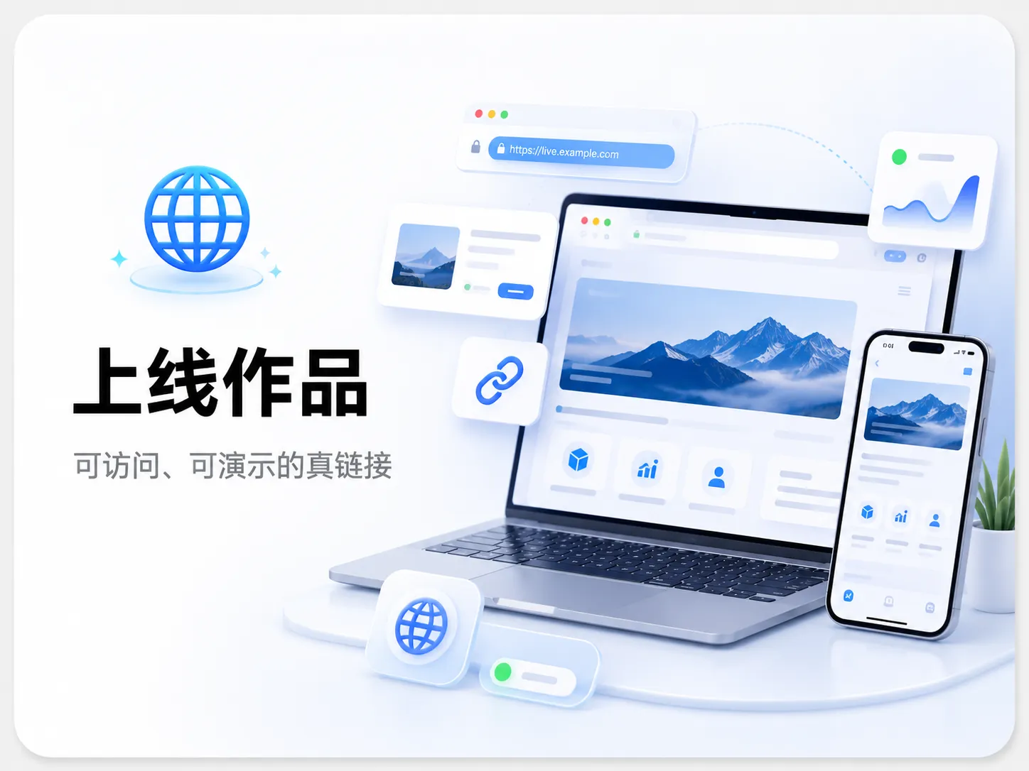上线作品 · 可访问、可演示的真链接